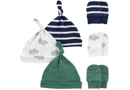 Carter's Hat and Mitten Set