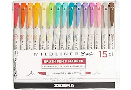 Zebra Midliner Brush Marker