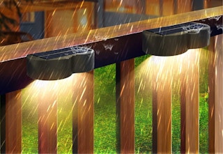 solar fence lights 