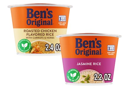 2 Ben's Original Rice Cups
