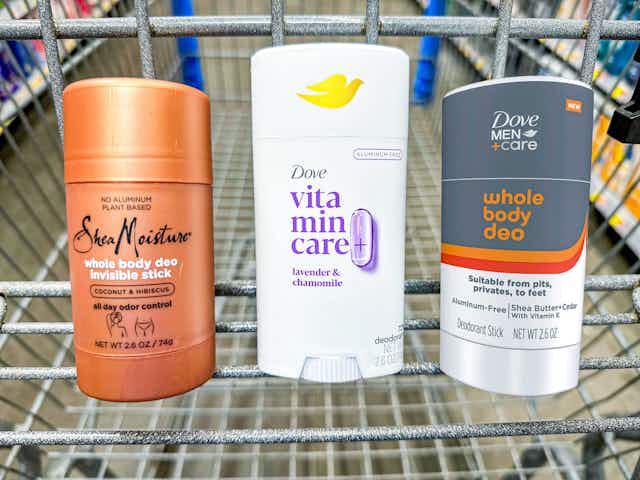 Score Up to $5 on New Whole Body Deodorant With Walmart Cash at Walmart card image