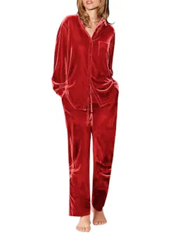 Ekouaer Women's Velour Track Suit