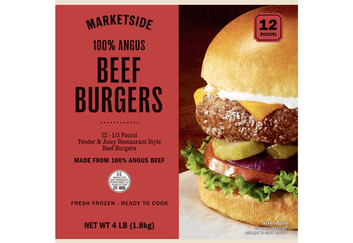 Marketside Angus Beef Burgers