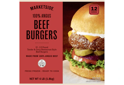 Marketside Angus Beef Burgers