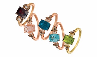 le vian gemstone and diamond rings