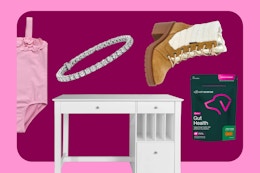 50% off deals from Walmart: bathing suit, desk, bracelet, dog supplement, women's boots