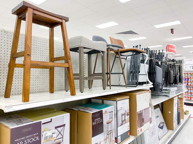 Wooden Barstools 2-Pack, Only $62 at Target card image