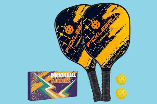 Pickleball 2-Player Set, Just $9 Shipped With Amazon Prime card image