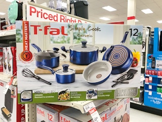 t-fal 12-piece cookware set at target