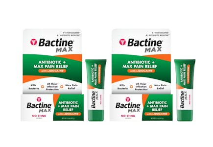 2 Bactine Max Ointments