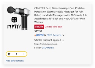 CAMEFER Deep Tissue Massage Gun