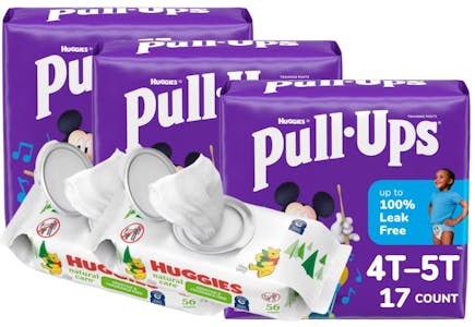 2 Huggies + 3 Pull-Ups Products