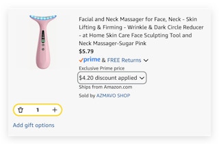 Facial and Neck Massager for Face,
