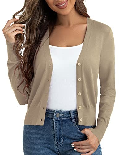 Women's Cropped Cardigan