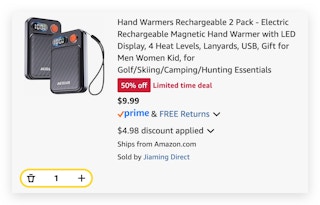 Hand Warmers Rechargeable 2 Pack