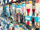 aisle shot of utensils