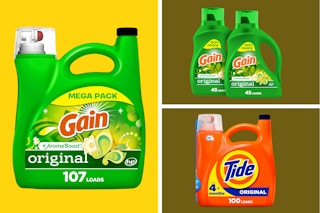 Tide & Gain Liquid Laundry Detergent Packaging