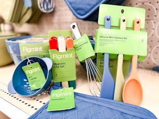 figmint kitchen essentials sitting on a target shelf