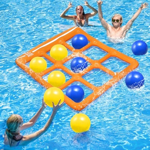 Inflatable Tic-Tac-Toe Pool Toy