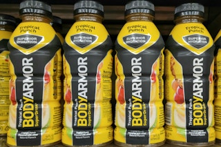 bodyarmor drinks on store shelf