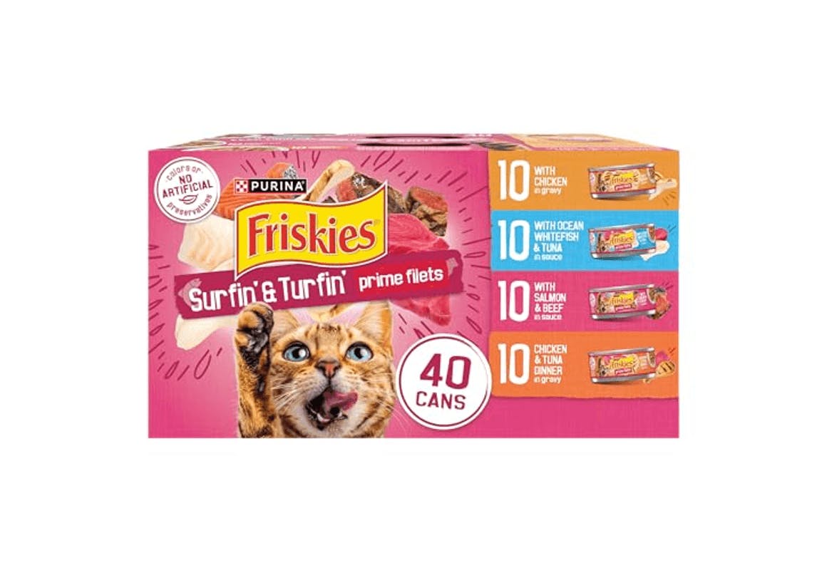 Purina Friskies Wet Cat Food 40-Pack