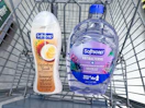softsoap body wash and hand soap refill in walgreens cart