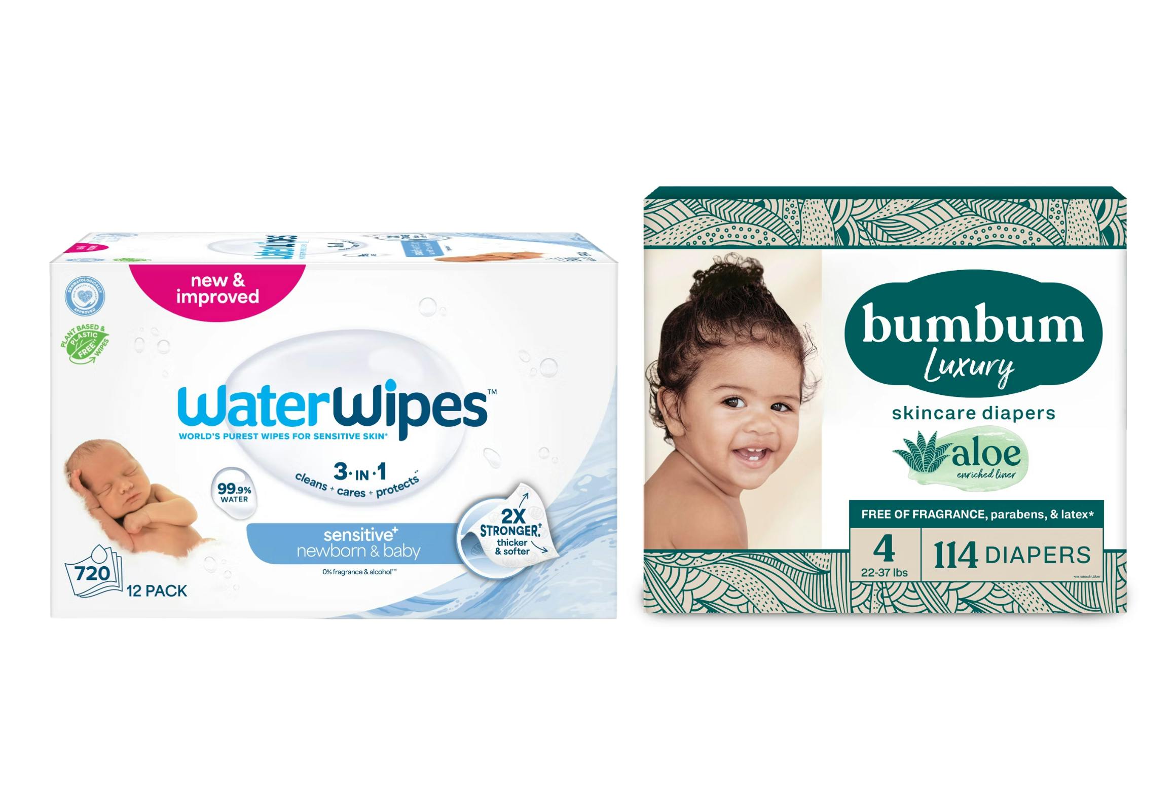 Water Wipes + BumBum Diapers