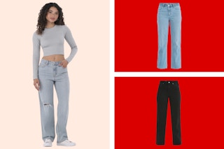 walmart no boundaries women-s jeans collage