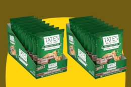 B09QZ7Q97X Tate's Chocolate Chip 16-pack - two boxes of eight packs, each pack containing two cookies and some plastic