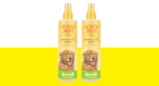 two dog deodorizer spray bottles