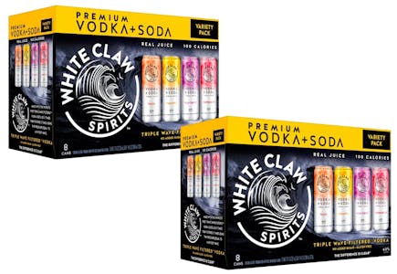 2 White Claw Vodka Soda 8-Packs