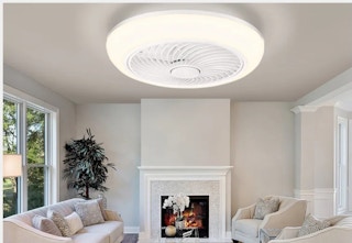 living room with product on ceiling