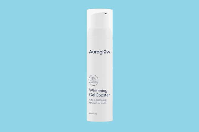 This $35 Auraglow Whitening Gel Booster Is Now Only $3.64 on Amazon card image