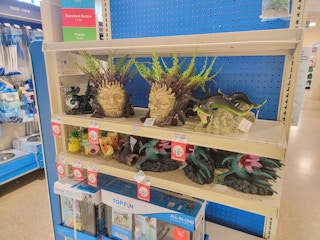 aquarium decor clearance at petsmart