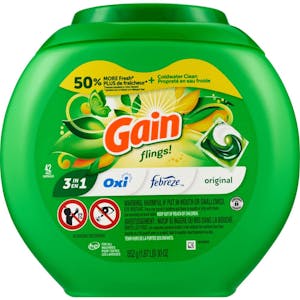 2 Gain Flings Detergents