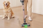 Cordless Vacuum Cleaner, Powerful Lightweight Stick Vacuum with Self-Standing, Anti-Tangle, 8-in-1 Rechargeable Vacuum Cleaner