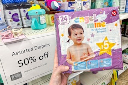 50% Off Angel of Mine Diapers Clearance at Dollar Tree — Pay Just $3 card image