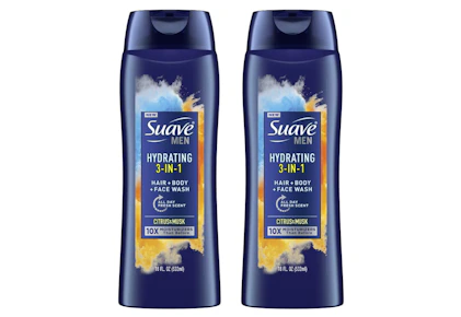 2 Suave Men Body Washes