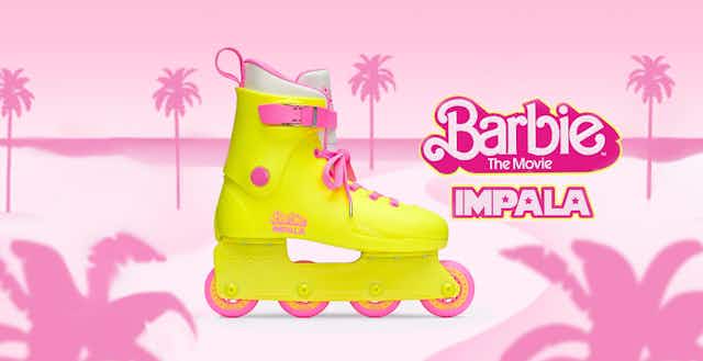 Yes, You Can Get the Bright Yellow Rollerblades From the Barbie Movie on June 1! card image