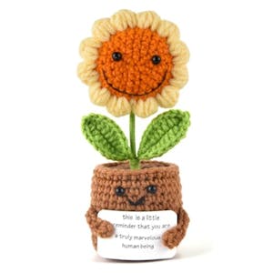 Positive Sunflower Doll Crochet