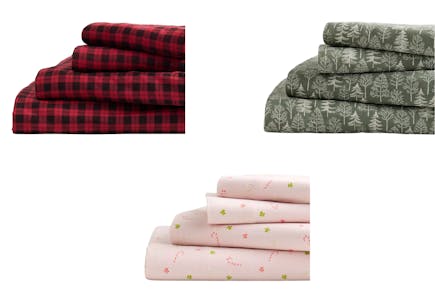 Cuddl Duds Cotton Flannel Sheet Set
