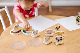 Melissa & Doug My First Wooden Stamp Set B01MTA7O7U