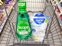 crest and oral-b items in walgreens cart