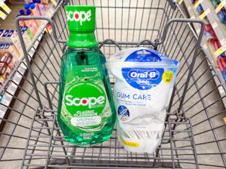 crest and oral-b items in walgreens cart