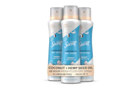 Secret Dry Spray 3-Pack