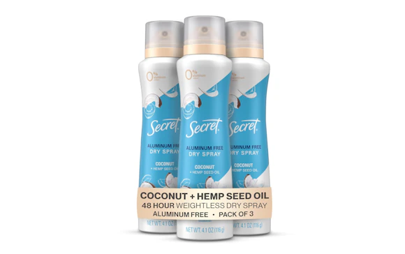Secret Dry Spray 3-Pack