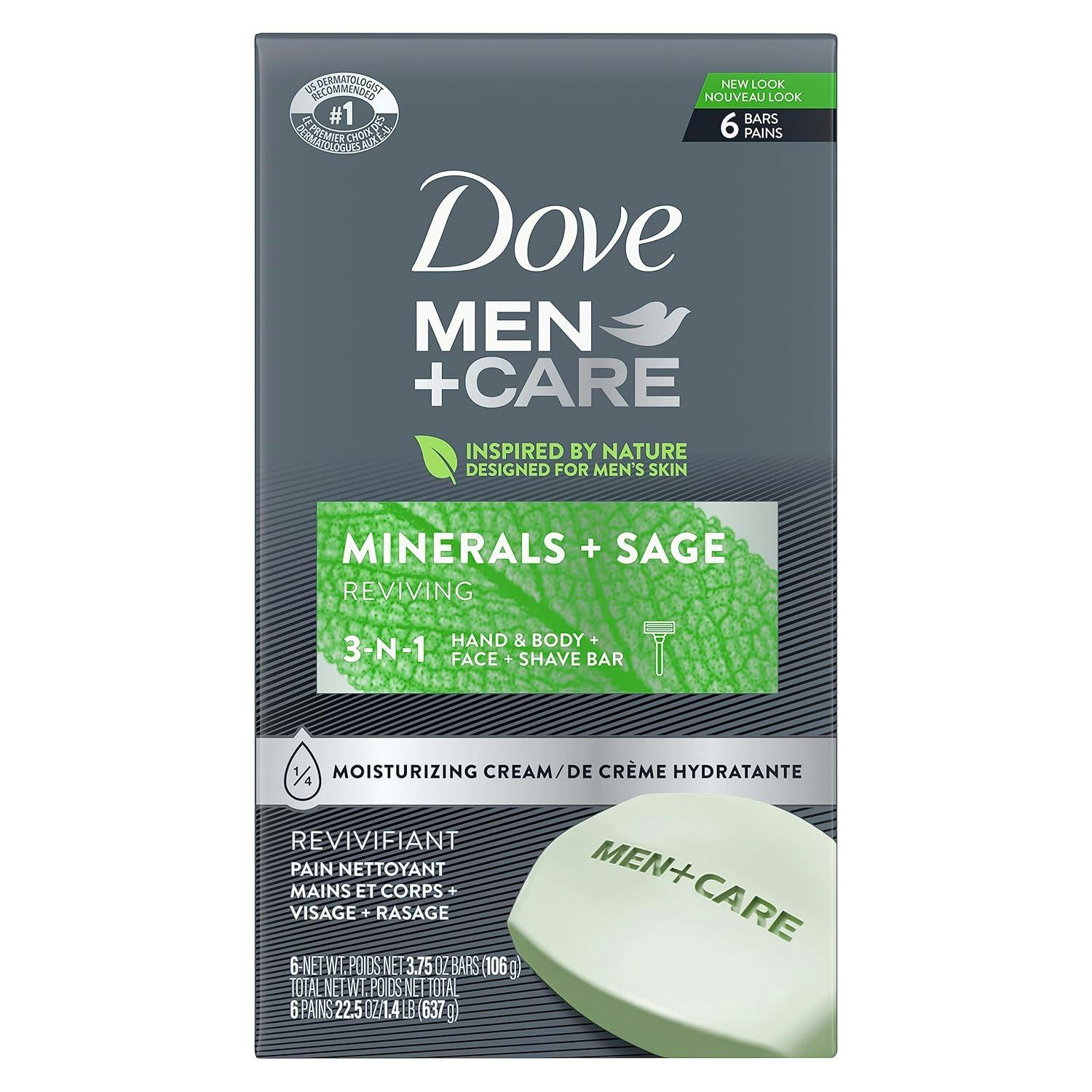 Dove Men+Care Soap Bar 6-Pack