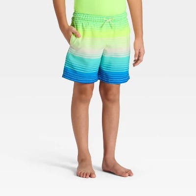 Kids' Ombre Trunk Swim Shorts