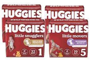 4 Huggies Diaper Packs