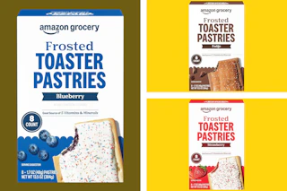 amazon toaster pastries on a grid